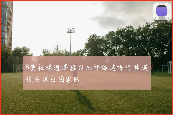 B费社媒遭遇猛烈批评球迷呼吁其退役或退出国家队